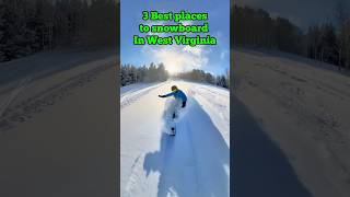 Best Ski Resorts in West Virginia snowboarding midatlantic shorts [upl. by Acilejna216]