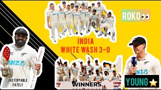 India hoa white wash home pr 30 incredible performance from Black caps [upl. by Needan]