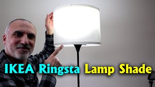 IKEA Ringsta Lamp Shade Assembly amp Installation [upl. by Nollie]