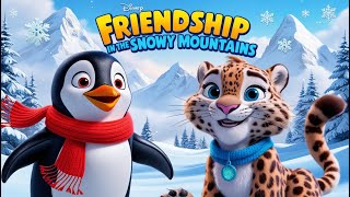 A Snowy Tale of Friendship Pingu 🐧 amp Snora 🐆  kidsstory hindikahani storytime moralstories [upl. by Helaine614]