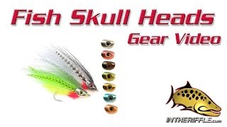 Fish Skull Streamer Head Fly Tying Instructions and Directions [upl. by Avlem]