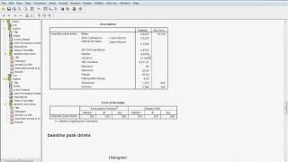 Exploratory data analysis demo for SPSS 15avi [upl. by Intruoc]