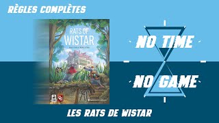 Les Rats de Wistar  Règles du jeu complètes [upl. by Yrokcaz816]