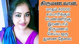 DEEPALI 37  40000 INCOME  second marriage  second marriage tamil  TMS417 [upl. by Treharne]