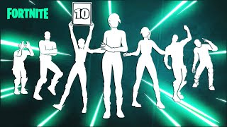 Top 25 Fortnite Dances With The Best Music [upl. by Anahsirk]