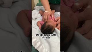 Baby Haven surprises me with her strength 3 weeks old short [upl. by Yaffit34]