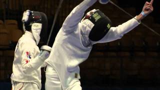 Mens Individual Epee Fencing  Singapore 2010 Youth Games [upl. by Merci412]