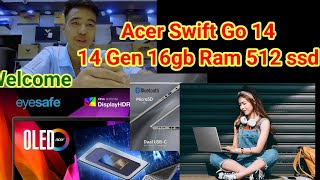 Acer Swift Go 14 OLED 14th Generation 16GB RAM  512GB Gen4 SSD  14inch 28K OLED Display [upl. by Lipson]