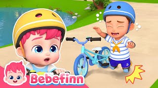 Bike Safety SongㅣEP146ㅣOutdoor Play for KidsㅣBebefinn Nursery Rhymes [upl. by Ellehcit]