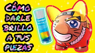 COMO DARLE BRILLO CORRECTAMENTE A CERAMICA CON AEROSOL TRANSPARENTE Sellado y brillo full [upl. by Lipinski389]