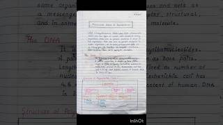 Molecular basis of inheritance Notes  Class 12  NEET  HSC  CBSE neet biology notes class12 [upl. by Mowbray]