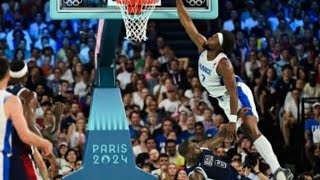 Overseas player signs 100M Deal after dunking on Lebron James in the Olympics 🏆 [upl. by Akciret]