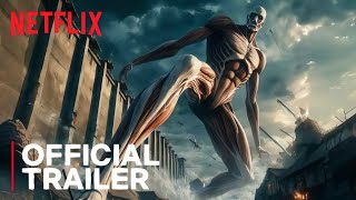 ATTACK ON TITAN Movie 2025 OFFICIAL TRAILER  Netflix [upl. by Yesnek]