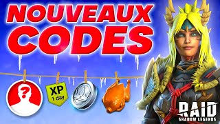 CHAMPION LÉGENDAIRE GRATUIT🎁Codes promo Raid Shadow Legends🎁Janvier 2024 [upl. by Eberly580]