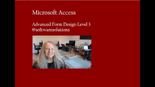 Microsoft Access Video 2 Forms Introduction [upl. by Hilton732]