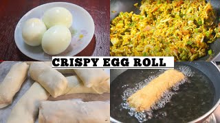 Crispy amp Tasty Egg Roll Recipe  Recipe in Malayalam [upl. by Mochun429]