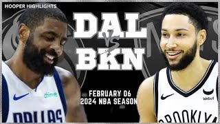 Dallas Mavericks vs Brooklyn Nets Full Game Highlights  Feb 6  2024 NBA Season [upl. by Sidoon960]