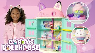 Gabby’s Dollhouse  Gabby’s Purrfect Dollhouse and Deluxe Room Sets  How To [upl. by Anailil]