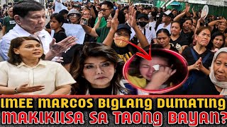 IMEE MARCOS BIGLANG DUMATING SA VETERANS MEMORIAL CENTERMAKIKIISA SA TAONG BAYÃN [upl. by Gardol505]