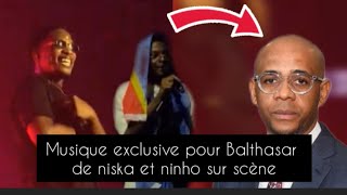 NISKA FAIT UNE DÉDICACE A BALTHAZAR SUR SON CONCERT😱 [upl. by Nored]