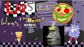 Pizza Tower John Gutter Lap 5 P Rank as the Noise with custom music [upl. by Barfuss]