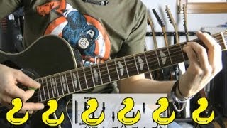 Das kleine Kücken pieptTutorial Gitarre Noten  Tabs Gitarre lernen online  Gitarre lernen [upl. by Sommer]