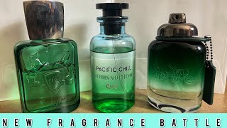 NEW FRAGRANCE BATTLE 🔥🔥🔥 A FRESH GREEN FRAGRANCES BATTLE [upl. by Florin558]