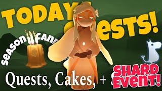 ALL Dailies  Season Candles Quests Treasure Cakes and Shard Event  Golden Wasteland Nov 2 [upl. by Yhtac17]