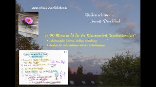 Sachtextanalyse  Klassenarbeit  Wenn man nur 90 Minuten Zeit hat [upl. by Fagin759]