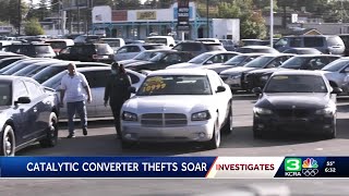 Reports of catalytic converter thefts up 1500 in Sacramento County [upl. by Assedo656]