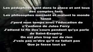 Maitre gims  Tapis dans lombre  Parole [upl. by Sillihp788]