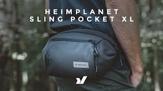 Sleek Sling Made For Urban Travel  The Heimplanet Pocket Sling XL [upl. by Lyrac498]