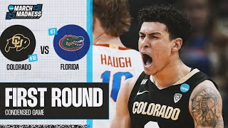 Colorado vs Florida  First Round NCAA tournament extended highlights [upl. by Nnylyar]