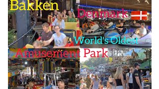 Bakken🇩🇰 DenmarkWorlds Oldest Amusement Parkdenmarkcopenhageneuropetravelfunexplore [upl. by Fronnia]