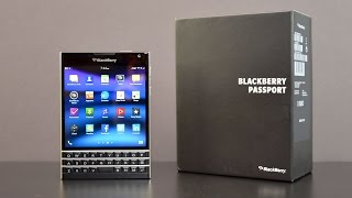 Blackberry Passport Unboxing amp Review [upl. by Idyak]