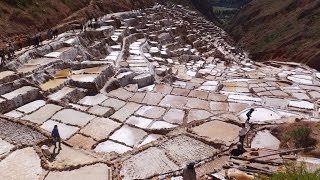 マラスの塩田、クスコ～Salineras de Maras Cusco Peru [upl. by Elysha]