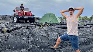 I Bought a Lava Field in Hawaii for 10000 to Camp On [upl. by Dnalyar]