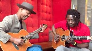 New guitars for Eric Bibb and Habib Koite [upl. by Otsuaf]