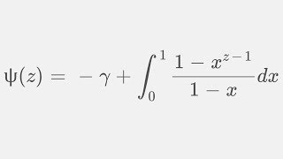 An Integral Representation for the Digamma Function [upl. by Calan942]