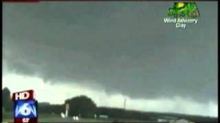 FOX6 Tornado Coverage Brett Adair Marengo County 41511 [upl. by Nehtiek]