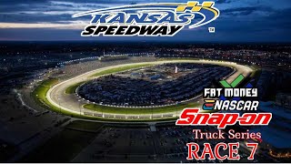 Fat Money Enascar Snapon truck series s1 race 7 [upl. by Pussej]