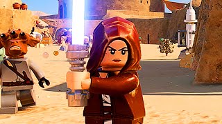 LEGO Star Wars the Skywalker Saga  Rey Kijimi Coat  Open World Free Roam Gameplay [upl. by Ardnaz874]