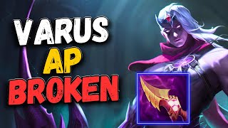 VARUS AP É A MELHOR BUILD CONTRA TANKS  MONO VARUS  PLATINA 3  LEAGUE OF LEGENDS GAMEPLAY [upl. by Atnom]