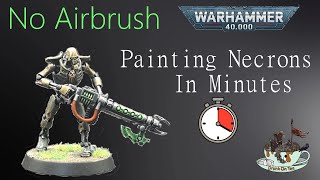 Effortlessly Paint Necrons in Minutes  Quick and Easy Tutorial Without Airbrushing [upl. by Kristi458]