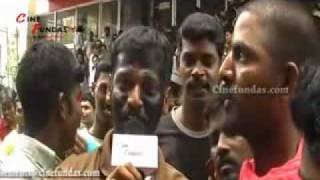 Raavanan Opening Day amp Fans Celebrations at Chennai Theatres [upl. by Enamrej]