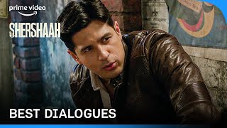 Shershaah  Most Iconic Dialogues Of Capt Vikram Batra  Sidharth Malhotra  Prime Video India [upl. by Nilrev605]