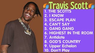 Travis Scott  Travis Scott Playlist  Ultimate Music Playlist [upl. by Michaelina955]