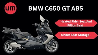 BMW C650 GT ABS  Heated Rider Seat And Pillion Seat  Walk Around [upl. by Domenic]