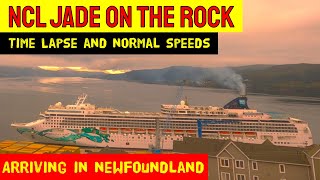 NCL JADE Cruise Ship Arriving in Corner Brook NEWFOUNDLAND Sept 29 2024 [upl. by Intirb304]