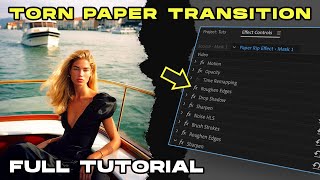 TUTORIAL RIPPED PAPER EMULATION  PREMIERE PRO [upl. by Ellives]